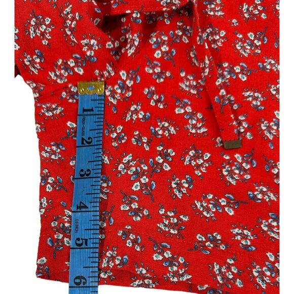 St. John's Bay Women's Soft Short Elastic Mid rise adjustable Red Size 1X New - Picture 8 of 10